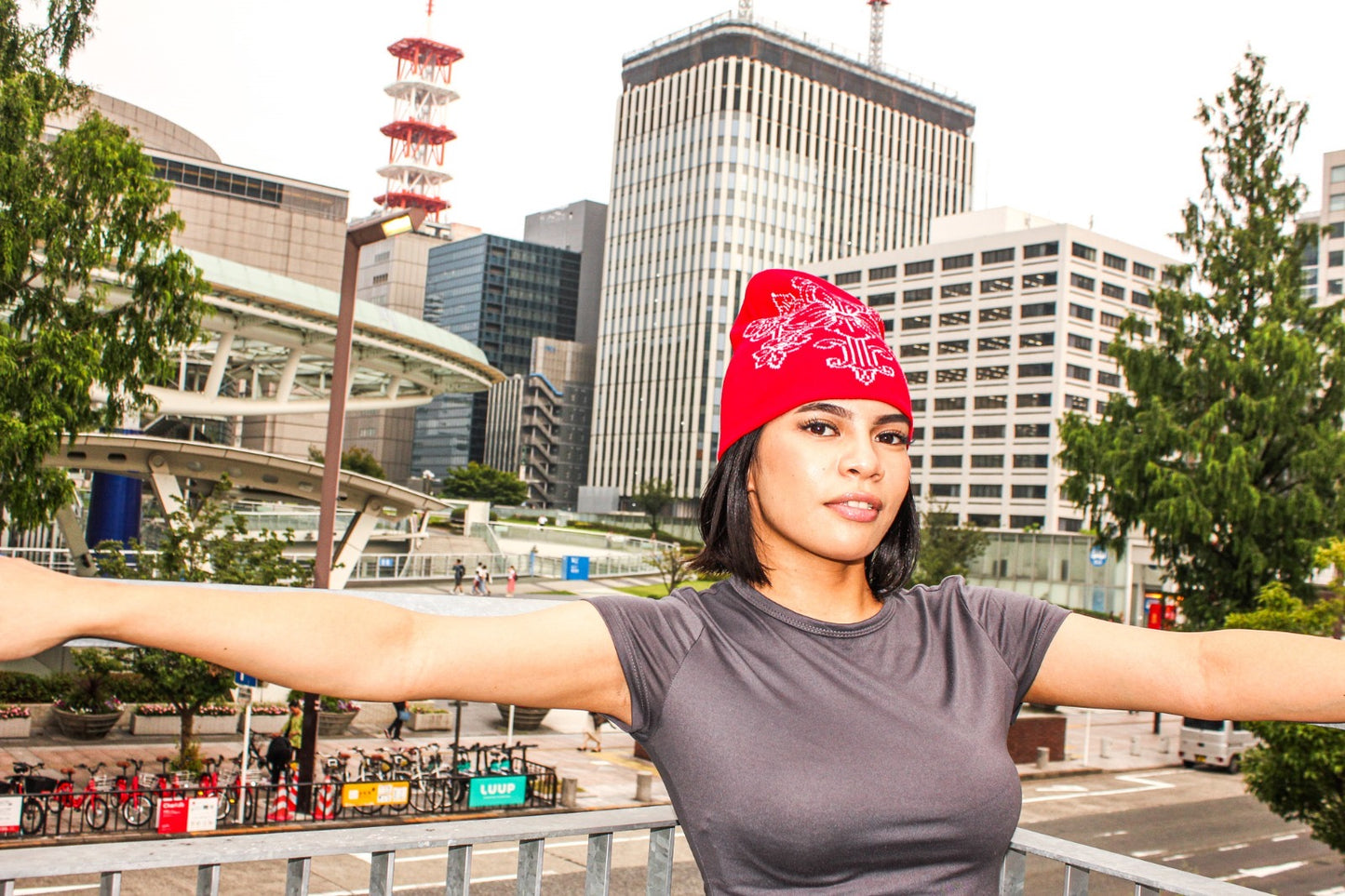 MOI ROYAL SCARLET BEANIE