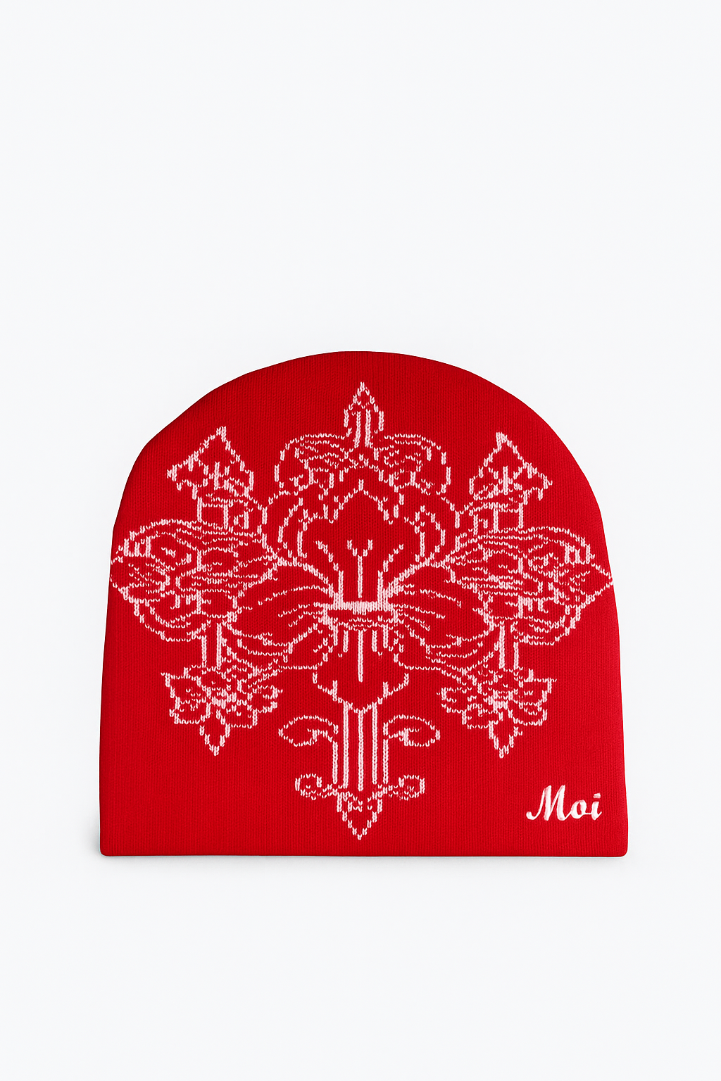 MOI ROYAL SCARLET BEANIE