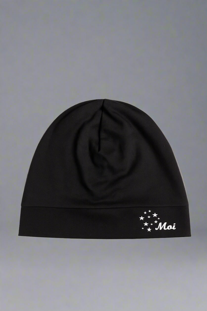 MOI NOIR CLOTH BEANIE