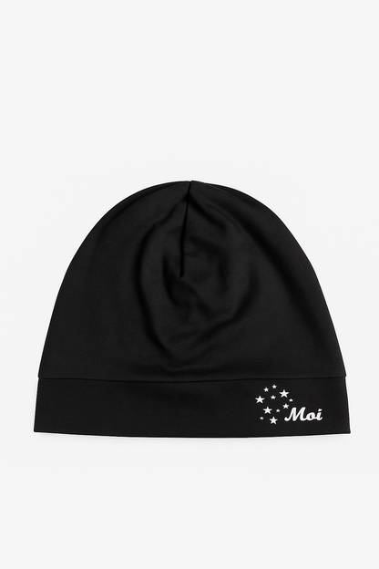 MOI NOIR CLOTH BEANIE