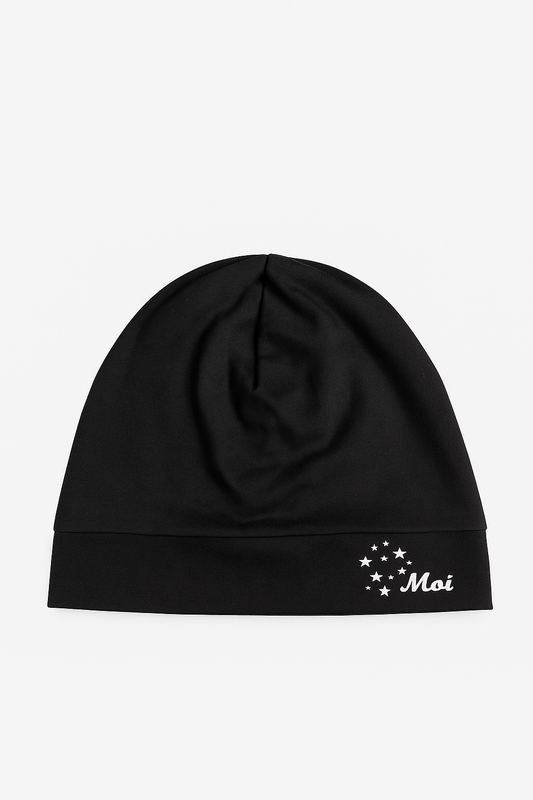 MOI NOIR CLOTH BEANIE