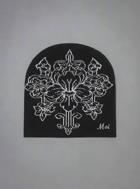 MOI NOIR ROYAL BEANIE